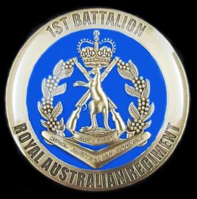 AUSTRALIAN ARMY 1st BATTALION 1 RAR COIN