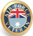 AUSTRALIAN AIR FORCE VETERAN BADGE LAPEL PIN