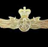 RAN NAVY OFFICER SUPPLY CHARGE BADGE