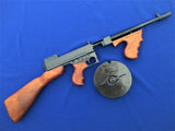 DENIX REPLICA 1928 THOMPSON SUBMACHINE GUN WITH DRUM MAGAZINE