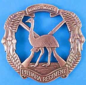 AUSTRALIAN ARMY PILBARA REGIMENT HAT BADGE